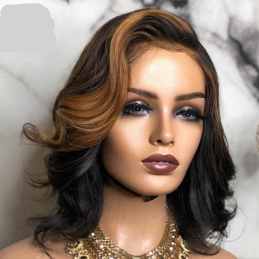 Short Curly Hair Wig-0